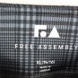 Free Assembly Black Check Girls True Waist Legging Pull On XL 14/16 052