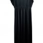 Amazon Essentials Black Maxi Dress for Women V-Neck & Stretch Waist Size 1X 038