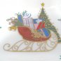 Set of 2 Mikasa White Chelsea Candy Dish Tray Christmas Cheer Bone China 4 1/2"