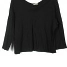 Coldwater Creek Black Women's Long Sleeve Shirt Pullover Size 2X 024