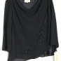Studio 1 Black Women's 2 Piece Skirt Blouse Set Outfit Lined Size 20W 046