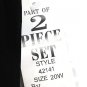Studio 1 Black Women's 2 Piece Skirt Blouse Set Outfit Lined Size 20W 046