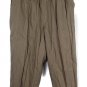 Erika Olive Green Women's 2 Pc Ankle Pants Blouse Sequins Set Size 2X 025