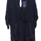 Fashion Nova Black Women's Selfless Romper Lace Trim Size 3X   018