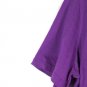 St John's Bay Purple Women's Casual Shirt Short Sleeve 2X 025