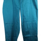 Ruby Rd Blue Womens Pants Front Zip Button Closure 20W 058