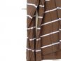 Aeropostale Brown White Striped Men's Long Sleeve Shirt Size XXL 007