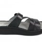 Alegria by Pg Lite Colette Women's Sandals Wild West Night Black Leather Size 40