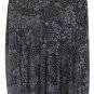 Notations Black Embellished Sequins Women's Long Sleeve Dress Blouse Top M 026