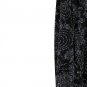 Notations Black Embellished Sequins Women's Long Sleeve Dress Blouse Top M 026