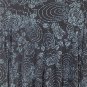 Notations Black Embellished Sequins Women's Long Sleeve Dress Blouse Top M 026