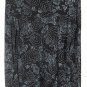 Notations Black Embellished Sequins Women's Long Sleeve Dress Blouse Top M 026