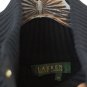 Lauren Ralph Lauren Black Women's Stretch Sweater Half Button Mock Neck 2X 055