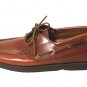 Fieldmaster Nantucket Men's Casual Boat Shoes Brown Leather Slip On Loafer 12 D
