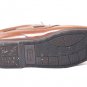 Fieldmaster Nantucket Men's Casual Boat Shoes Brown Leather Slip On Loafer 12 D