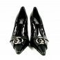 Baby Phat Women's Lolita Pumps Heels Stilettos Black Leather Size 7.5 B