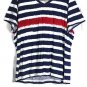 The Essential Tee Striped Women's Casual Short Sleeve Shirt Size 2X 037
