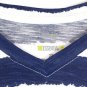 The Essential Tee Striped Women's Casual Short Sleeve Shirt Size 2X 037