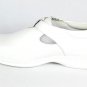 24 Hour Comfort Morgan Women's White Leather Shoes Wide Width Adjustable Strap