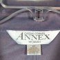 Casual Corner Annex Purple Women's Long Sleeve Dress Shirt Button Up 1X 007