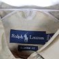 Ralph Lauren Classic Fit Brown Men's Long Sleeve Dress Shirt Button Down L 012