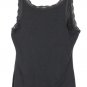 Apt 9 Black Women's Pullover Tank Top Lace Trim XL 020
