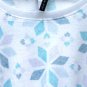 Jaclyn Intimates 2 Pc Women's Fleece Pajama Lounge Set White Blue Purple XXL 004