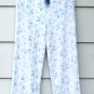 Jaclyn Intimates 2 Pc Women's Fleece Pajama Lounge Set White Blue Purple XXL 004