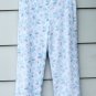 Jaclyn Intimates 2 Pc Women's Fleece Pajama Lounge Set White Blue Purple XXL 004
