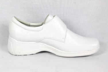24 Hour Comfort Jania Leather Shoes Loafer Adjustable Strap Size 12 Wide Width