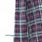 Multicolor Plaid Women's Lounge Shirt Long Sleeve Pullover Size XL  010