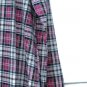 Multicolor Plaid Women's Lounge Shirt Long Sleeve Pullover Size XL  010