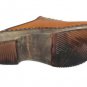 Vintage Aytto Toffel Anatomisk Botten Swedish Wooden Platform Woven Brown 10.5