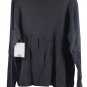 Studio Collection Black Women's Knit Cardigan Style Sweater Tie Neck XL 025
