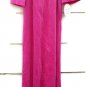 Evelyn Pearson for Lord & Taylor Women's Pink Long Sleep Robe Lounge Small 006