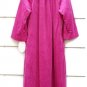Evelyn Pearson for Lord & Taylor Women's Pink Long Sleep Robe Lounge Small 006