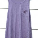 Heart & Hips Purple Lavender Women's Tank Top Sleeveless Front Pocket Size L 015 Heart & Hips Purple Lavender Women's Tank Top Sleeveless Front Pocket Size L 015