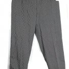 Emma James by Liz Claiborne Black White Check Women's Dress Pants 18W 044