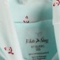 White Stag Snowflakes Santa Bear Blue Women's Long Sleeve Turtleneck Blouse  043