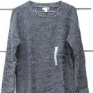 SO Light Heather Gray Chunky Knit Juniors Women's Sweater Size Large   007
