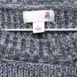 SO Light Heather Gray Chunky Knit Juniors Women's Sweater Size Large   007