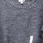 SO Light Heather Gray Chunky Knit Juniors Women's Sweater Size Large   007