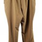 Worthington Brown Women's Dress Pants Straight Leg Zip Closure 3X 029