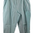 Cathy Daniels Blue Women's Ankle Pull On Pants Elastic Waist 2X 047