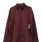 Old Navy Burgundy Men's Pullover Sweater HIgh Neck Front Half Zip Size Tall 009 Old Navy Burgundy Men's Pullover Sweater HIgh Neck Front Half Zip Size Tall 009