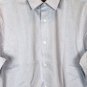 Edwards Blue Men's Long Sleeve Dress Shirt Button Up Size M 010