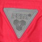 Fera Red Men's Jacket Faux Fur Trim Hoodie Drawstrings Front Full Zip M/40