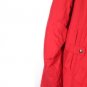 Fera Red Men's Jacket Faux Fur Trim Hoodie Drawstrings Front Full Zip M/40