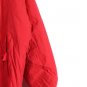 Fera Red Men's Jacket Faux Fur Trim Hoodie Drawstrings Front Full Zip M/40