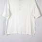 Style & Co White Women's Top Blouse Short Sleeve Size 2X 023